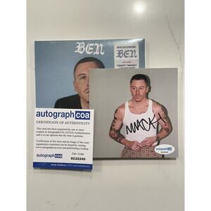 Macklemore Signed Autographed CD Ben ACOA Autographed COA Authenticated